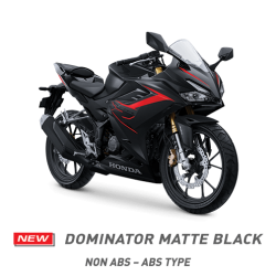 new cbr 150 dominator matte black