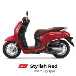 scoopy stylish red