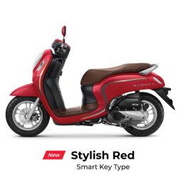 scoopy stylish red